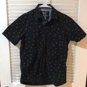 Broken Threads Black Small button down shirt